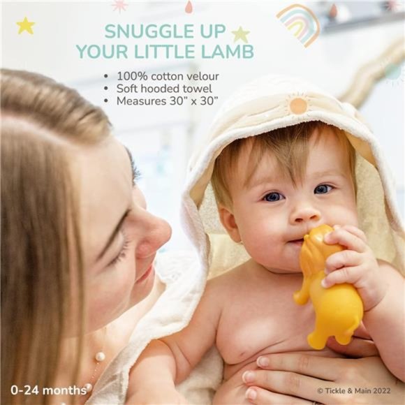 Noahs Ark Toy Gift Set, 5-Piece Set Includes Book, Hooded Towel, & 3 Squirt Toys - Picture 4 of 6